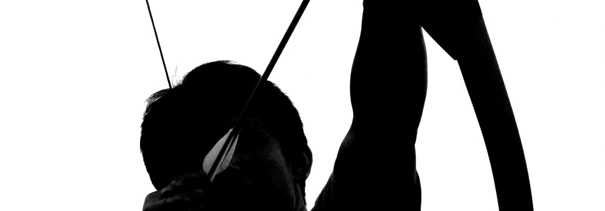 silhouette van een pijl en boog schieter, keuzemogelijkheid voor Parkmix