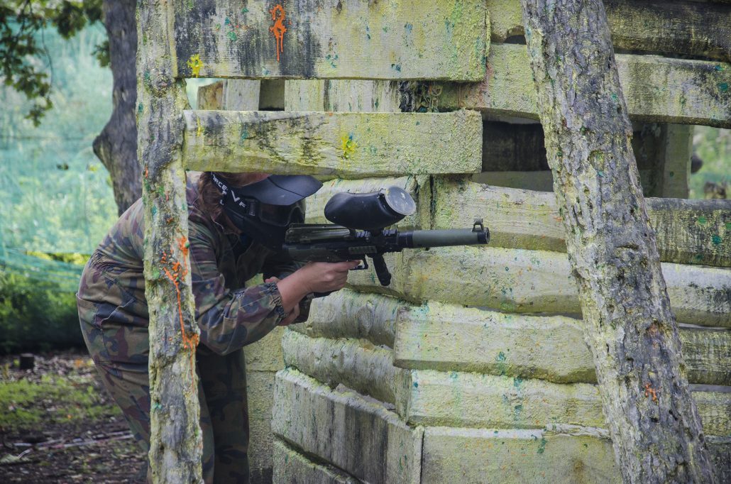 actiefoto Paintball rotterdam